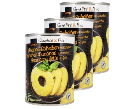 Ananas 10 Scheiben 3x340g