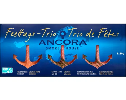 Ancora Lachs Festtags-Trio