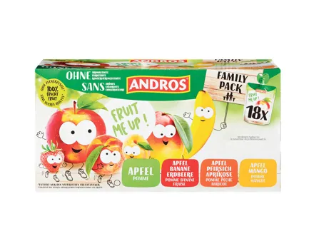 Andros Fruchtmus Beutel 18x90g