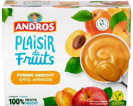 Andros Fruchtsnack Apfel-Aprikose