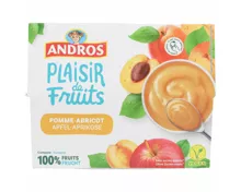 Andros Kompott Apfel Aprikose ohne Zuckerzusatz 4x100g