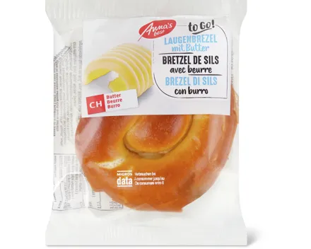 Anna's Best Laugenbrezel mit Butter