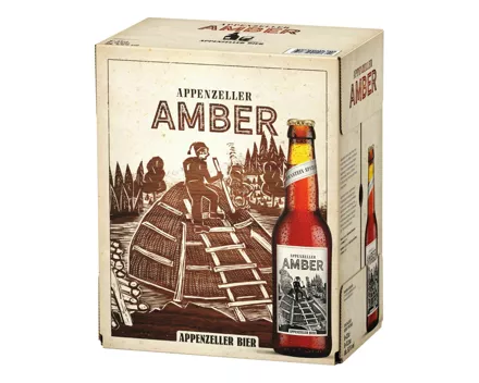 Appenzeller Amber Bier 6 x 33 cl