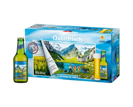 Appenzeller Bier Quöllfrisch 12x25cl