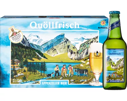 Appenzeller Bier Quöllfrisch hell