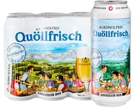 Appenzeller Bier Quöllfrisch Lager hell alkoholfrei