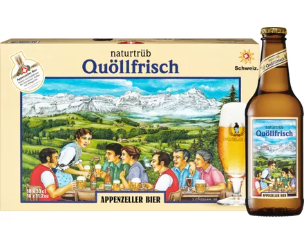 Appenzeller Bier Quöllfrisch naturtrüb