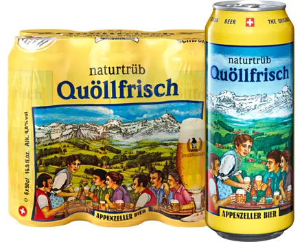 Appenzeller Bier Quöllfrisch naturtrüb