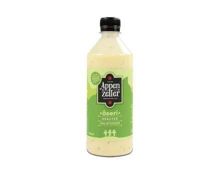 Appenzeller Öseri Salatsosse Kräuter / Beeren-Ingwer