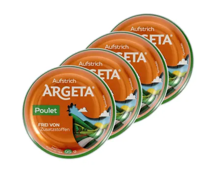 Argeta Hühnerfleisch Aufstrich 4x 95g