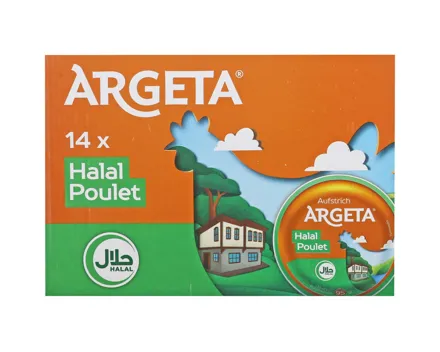 Argeta Hühnerfleisch Aufstrich Halal 14x95g