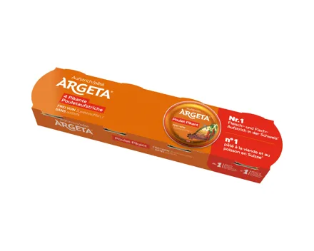 Argeta Hühnerfleisch pikant 4 x 95 g