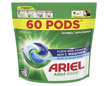 Ariel All-in-1 Pods Universal 60 Waschgänge