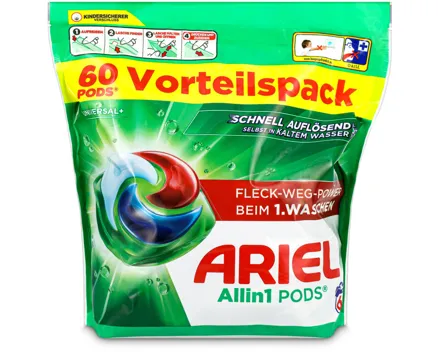 Ariel All-in-1 Pods Universal 60 Waschgänge