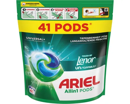 Ariel All-in-1 Wäschepods Touch of Unstoppable 41 Waschgänge