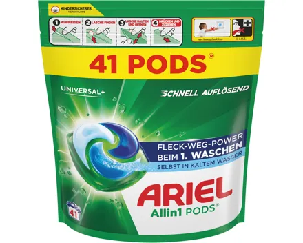 Ariel All-in-1 Wäschepods Universal 41 Waschgänge