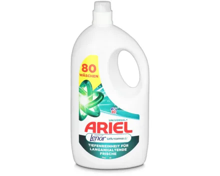 Ariel Flüssig Unstoppables 3,6L 80 Waschgänge