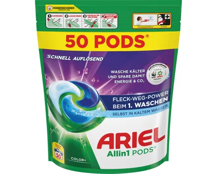 Ariel Pods All-in-1 Color 50 Waschgänge