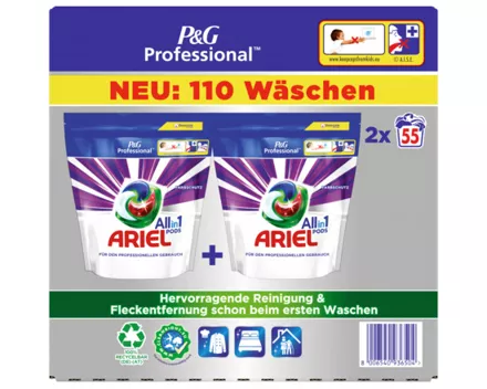 Ariel Pods Professional Color 2 x 55 Waschgänge