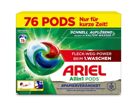 Ariel Pods Universal All-in-1 2x38 Waschgänge