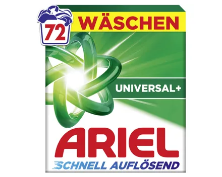 Ariel Pulver Vollwaschmittel 3.6kg 72 Waschgänge