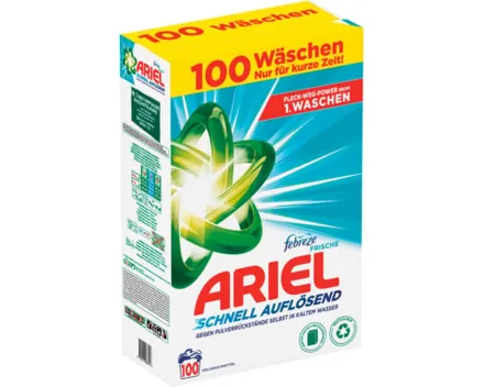 Ariel Pulverwaschmittel Febreze 100 Waschgänge