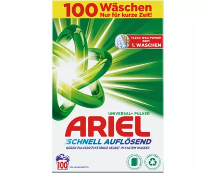Ariel Vollwaschmittel Regulär 100 Waschgänge
