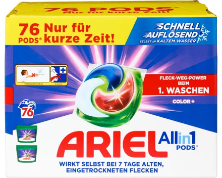 Ariel Waschmittel All in 1 Pods Color+