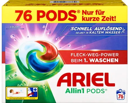 Ariel Waschmittel All in 1 Pods Color+