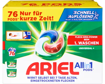 Ariel Waschmittel All in 1 Pods Universal+