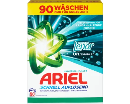 Ariel Waschpulver Touch of Lenor Unstoppables
