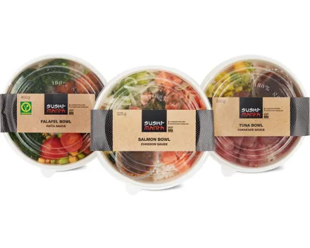 Asia Bowls, gekühlt