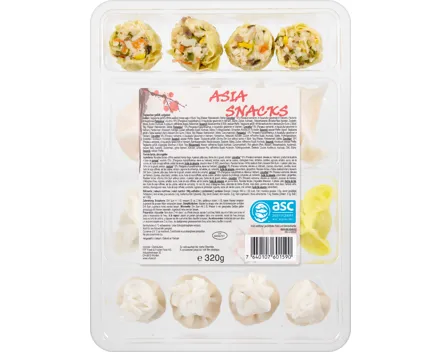 Asia Snacks Dim Sum Selection