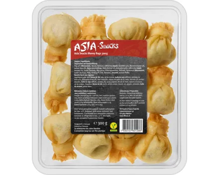 Asia Snacks Money Bags