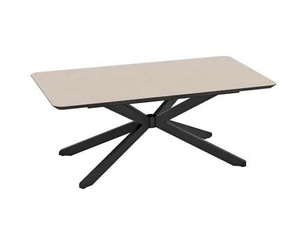 Ausziehtisch Ancona Melamin cashmere, 190/250 x 75 x 103 cm