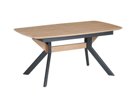 Ausziehtisch Halifax MDF Eiche furniert 160/200 x 76 x 95 cm