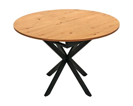 Ausziehtisch Sanja MDF Dekor Wildeiche, 110/150 x 75 x 110 cm