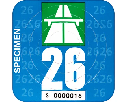 Autobahnvignette 2026