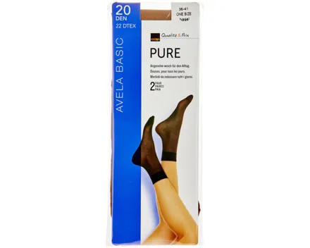 Avela Söckchen Pure Hasel One Size