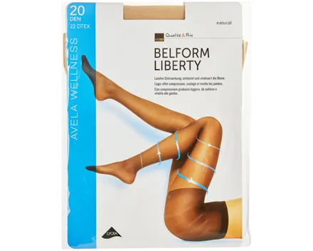 Avela Strumpfhose Belform Liberty Natural 8.5 - 9