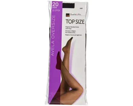Avela Strumpfhose Top Size Noir 13 - 14