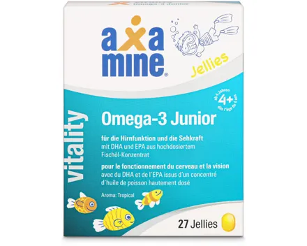 Axamine Omega-3 Junior Jellies 27 Stück