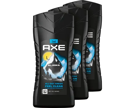 Axe 3in1 Duschgel Alaska All Day Fresh 3 x 250 ml