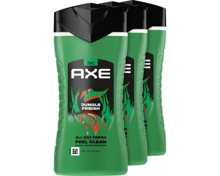 Axe 3in1-Duschgel Jungle Fresh 3 x 250 ml