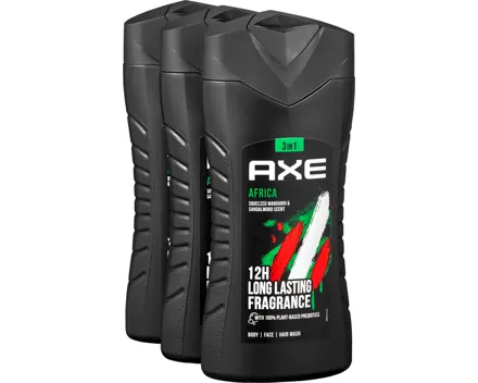 Axe Body Face Hair Wash 3 in 1 Africa