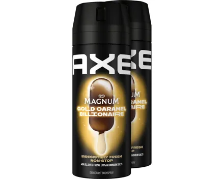Axe Deo Aero Magnum Gold Caramel 2 x 150 ml