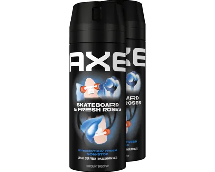 Axe Deo Aero Skateboard & Fresh Rose 2 x 150 ml