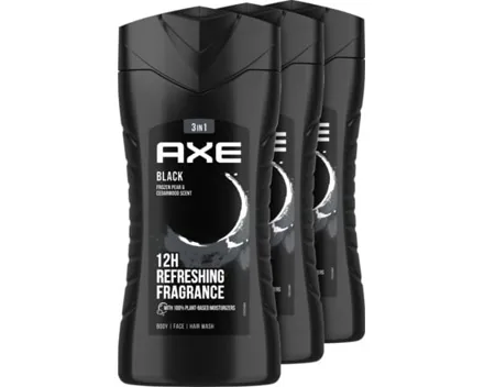 Axe Dusch Black 3 x 250 ml