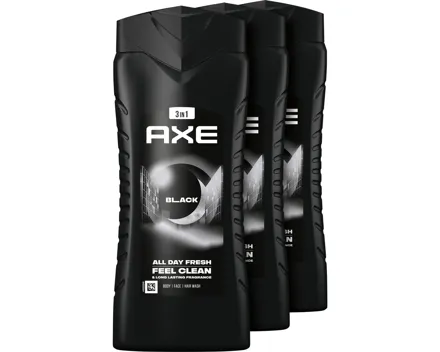 Axe Dusch Black 3 x 250 ml