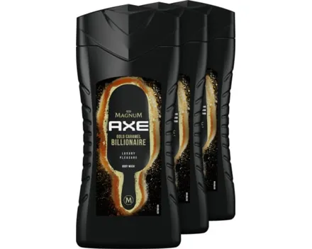 Axe Dusch Magnum Gold Caramel Billionaire 3 x 250 ml